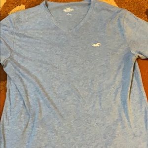 Hollister blue t shirt